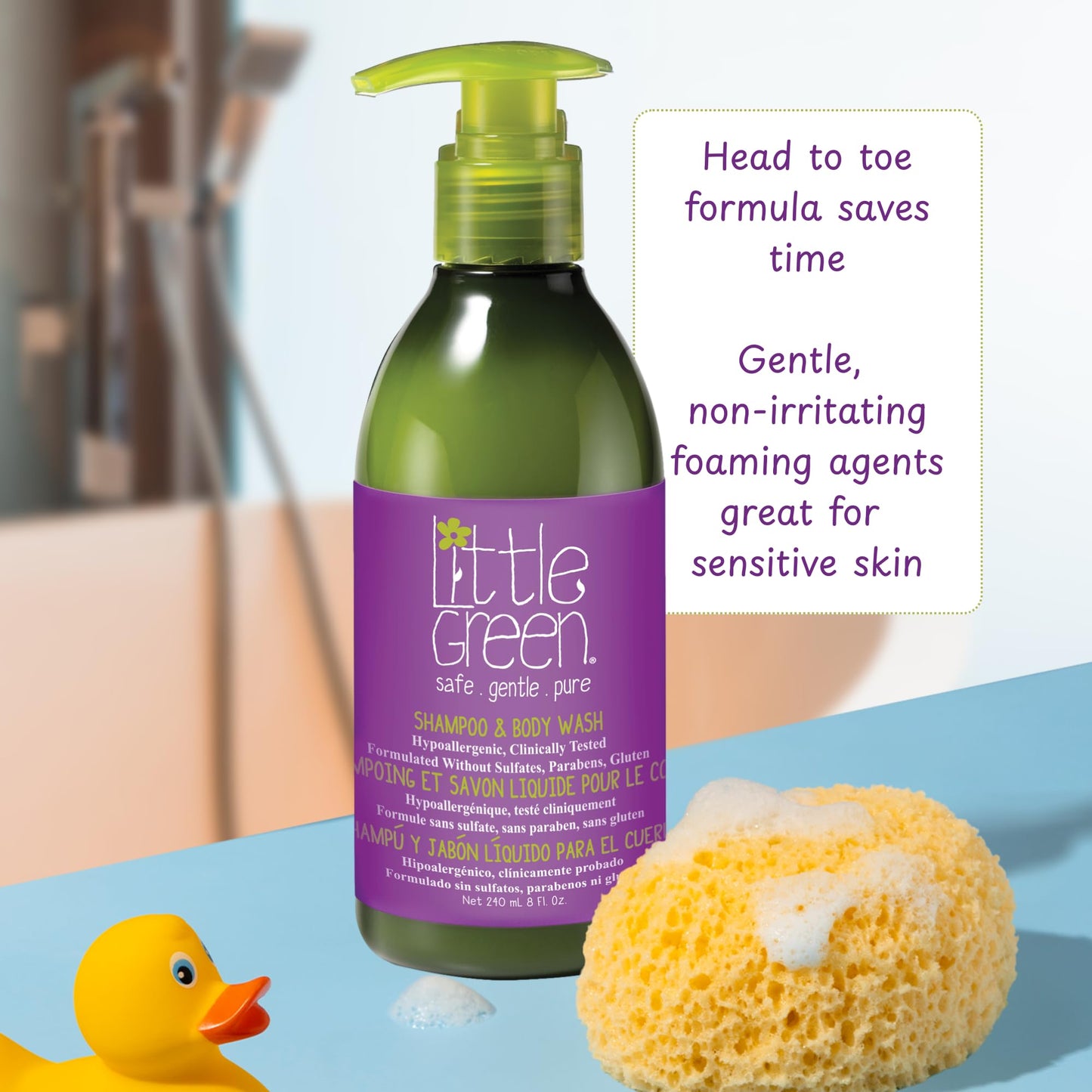 Little Green Kids Cleanse, Protect n' Tame Kit