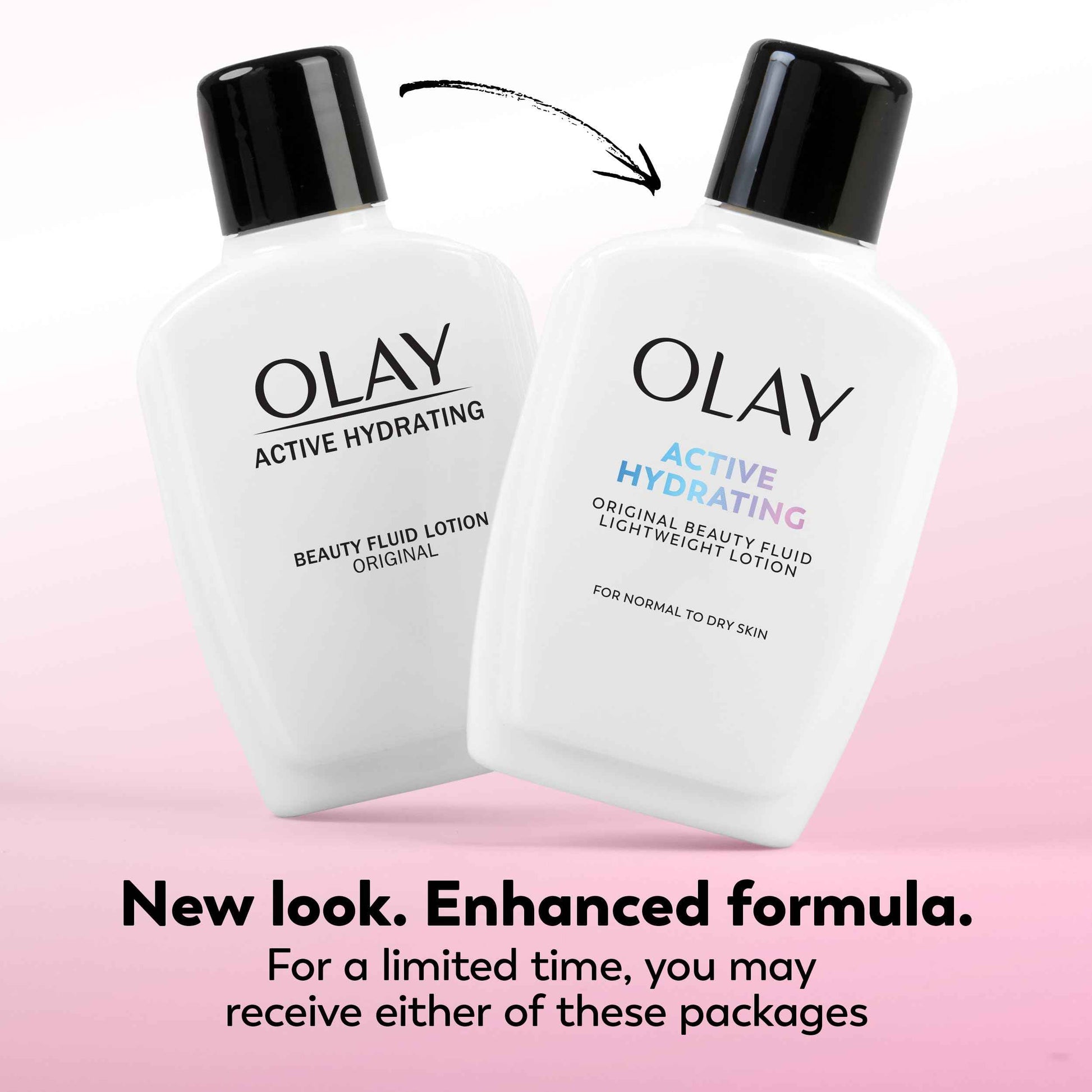 Olay Face Moisturizer, Active Hydrating Beauty Fluid Lotion, Original Facial Moisturizer, 4 Oz. (Pack of 2)