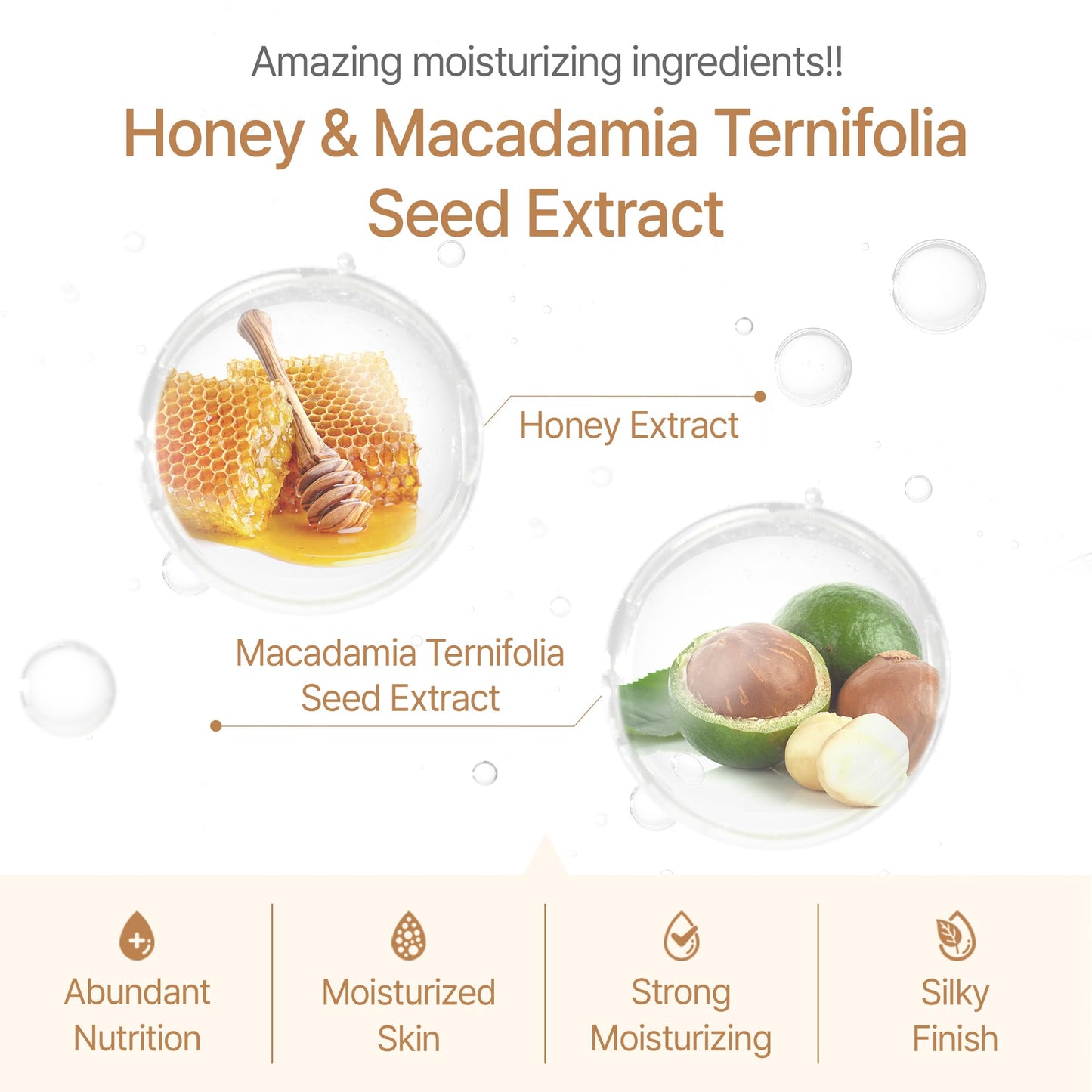 KUNDAL Honey & Macadamia K Beauty Body Lotion, Baby Powder, 16.9 Fl Oz - Deep Hydration, Gentle-Feeling Skin Care, Aloe Vera, Moisturizing, Hypoallergenic (A. White Musk)