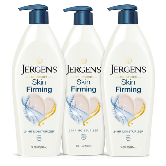 Jergens Skin Firming Body Lotion with Collagen & Elastin, 16.8 fl oz, 3pk