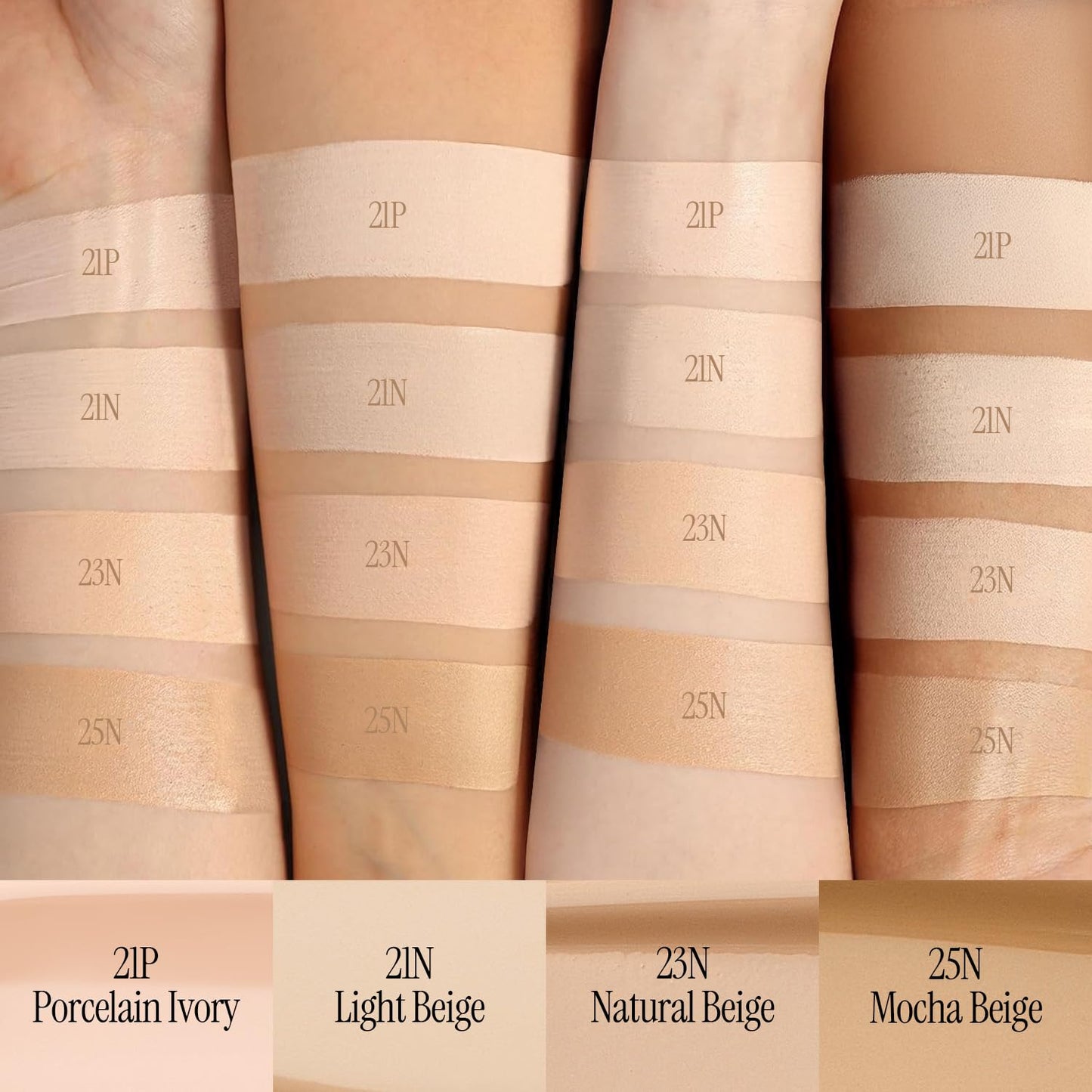 LOVB LOVB Natural Cover Glow Cushion Foundation | Satin Radiant Finish | Korean Foundation Makeup | Long-Lasting Natural Coverage | for All Skin Types 0.42 oz. (23N Natural Beige)