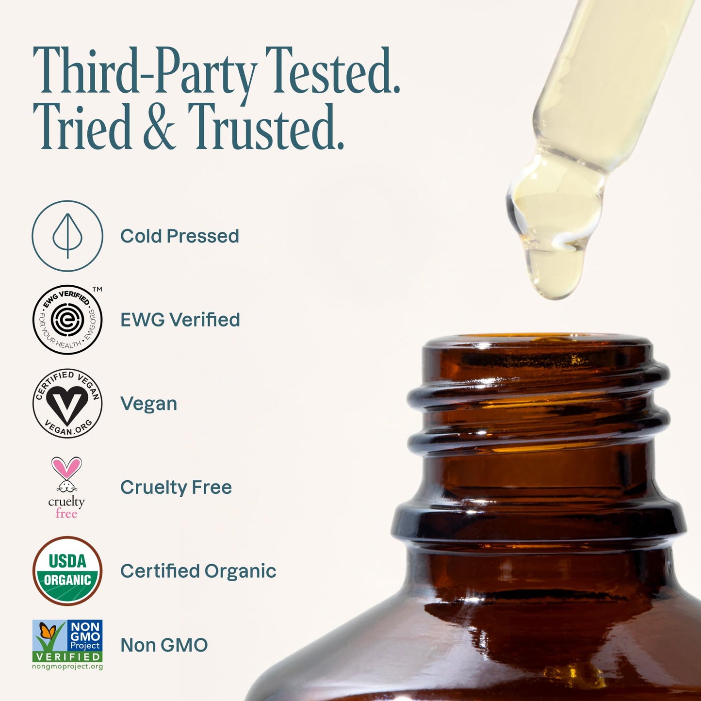 Cliganic Organic Argan Oil 16oz with Pump, 100% Pure | Bulk for Hair, Face & Skin (Packaging May Vary)