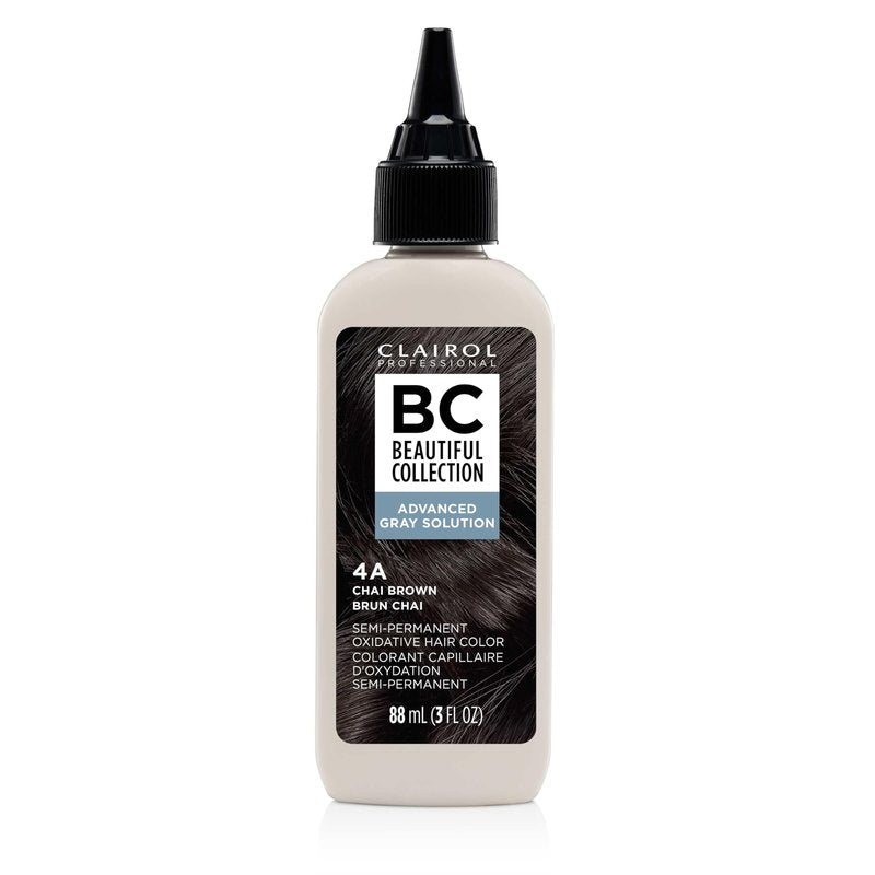 Clairol Professional Beautiful Collection Advanced Gray Solutions, 4A Chai Brown, 3 oz. - Packaging May Vary