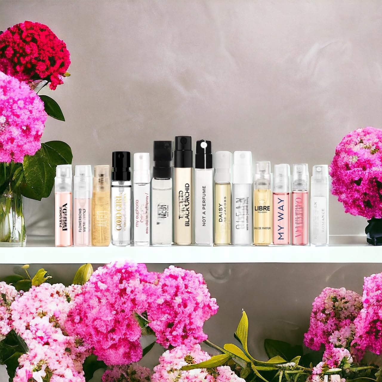 In1mart 10 Piece Designer Fragrance Samples, Women's Designer Fragrance Sampler Collection, Luxury High-End Perfume Vials for Women,