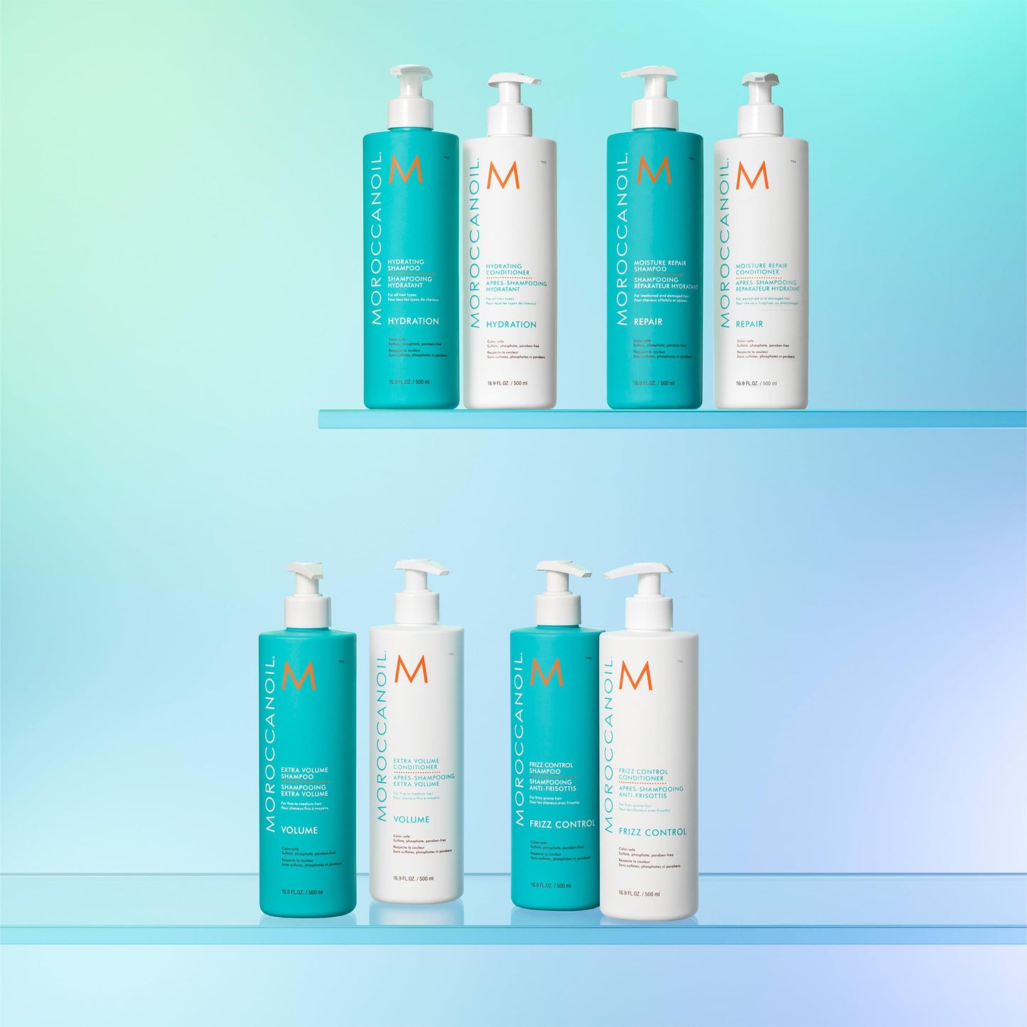 Moroccanoil Extra Volume Shampoo & Conditioner Half-Liter Set