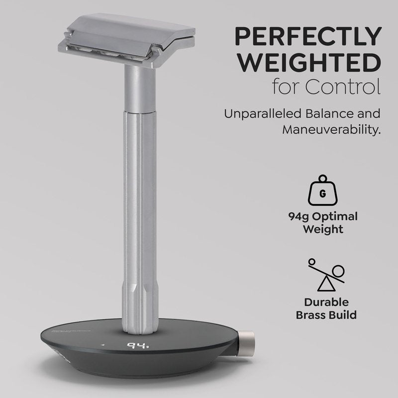 Parker Safety Razor, The SOLOEDGE – Single Edge Razor with Magnetic Head & 100 Platinum SE Blades – Precision Shaving, Reusable & Plastic-Free Razor for Men & Women