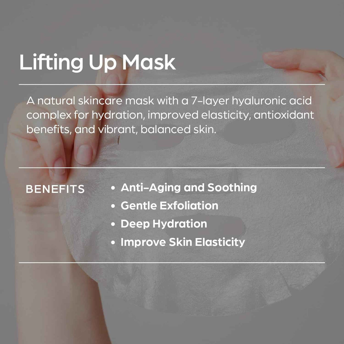SUN & GLOW VEGAN LIFTING UP MASK Featuring a blend of Herbal Ingredients and Components Soothing and Moisturizing Sensitive Skin Korean Skincare Home Care Skincare Mask (0.88oz 25g 5Packs)
