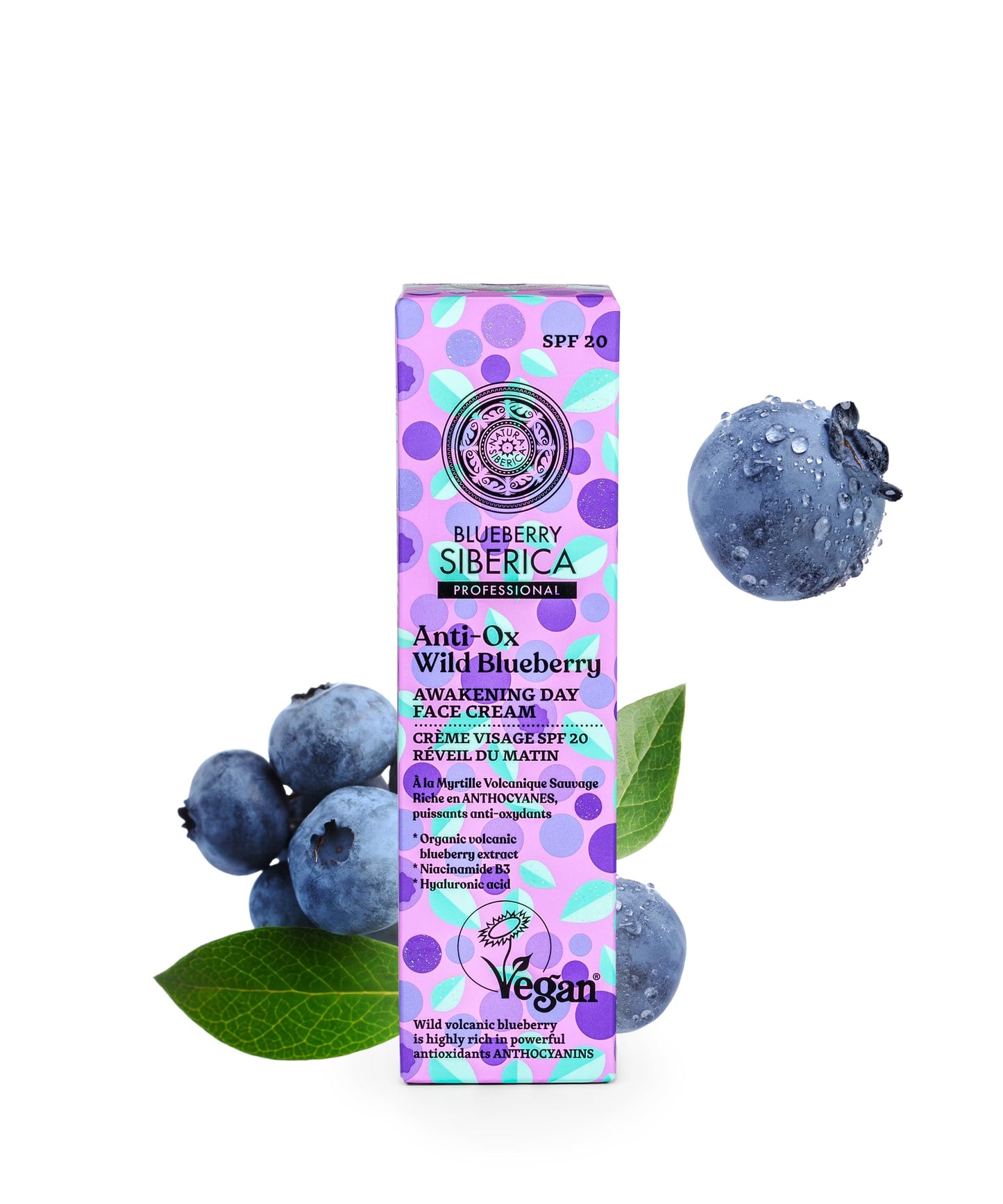 Natura Siberica Natural Anti-OX Wild Blueberry Day Face Cream SPF 1.69 fl oz
