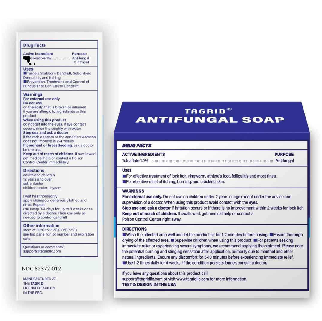 Tinea Versicolor Treatment - Antifungal Soap & Antifungal Cream, 7X FAST, Multi-Functional Clinically Proven Kit for Ringworm, Folliculitis, Jock Itch, Athlete's Foot, and Seborrheic Dermatitis