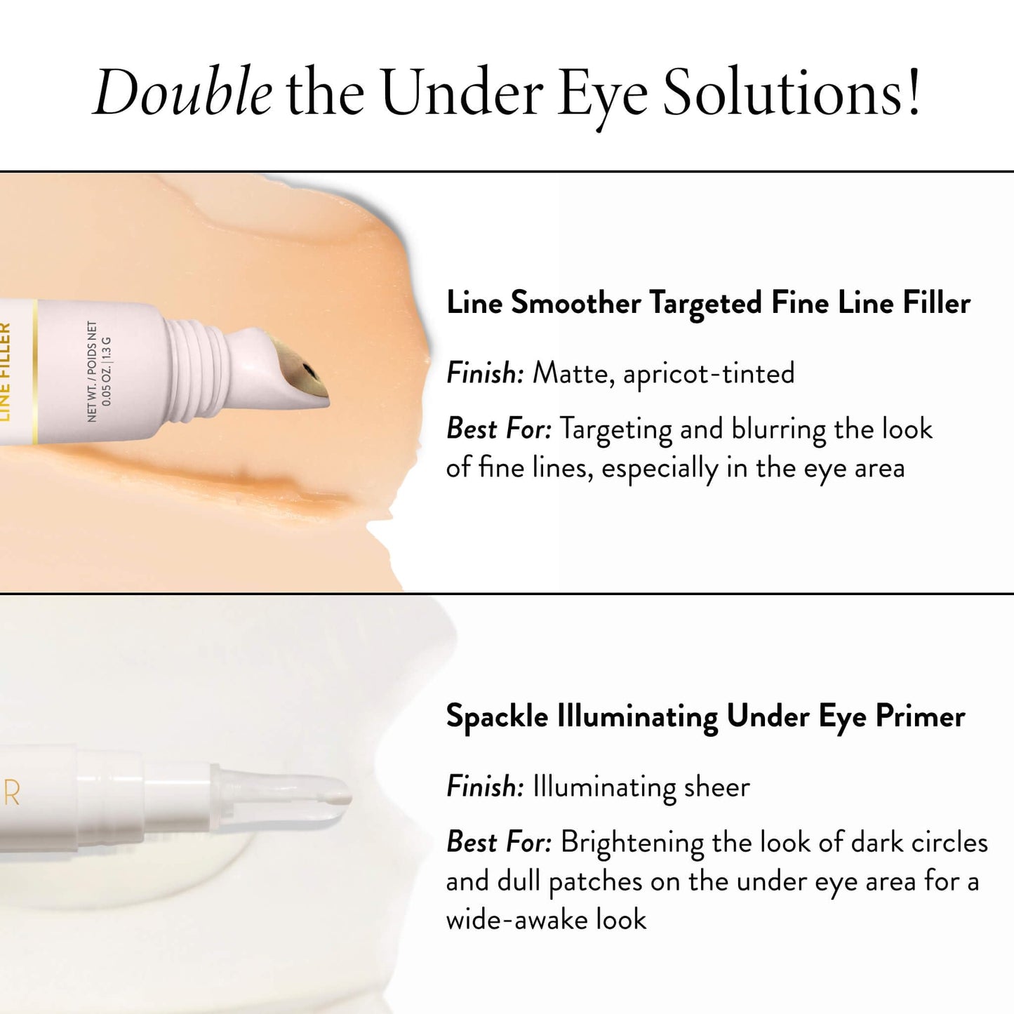 LAURA GELLER NEW YORK Line Smoother Targeted Fine Line Blurring Primer | Wrinkles & Pores, Subtly Tinted, with Vitamin C & Niacinamide for Mature Skin