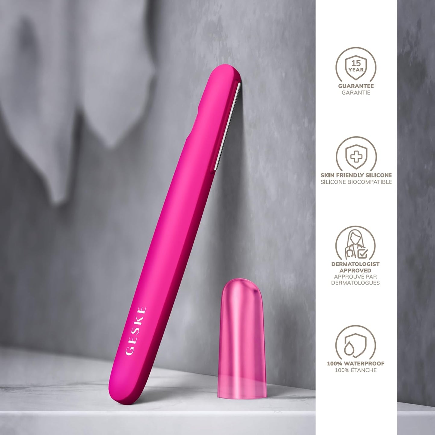 Precision Trimmer - 4 in 1 Painless Hair Remover for Face & Body | Hypoallergenic Grooming Device with Easy-to-Exchange Blades