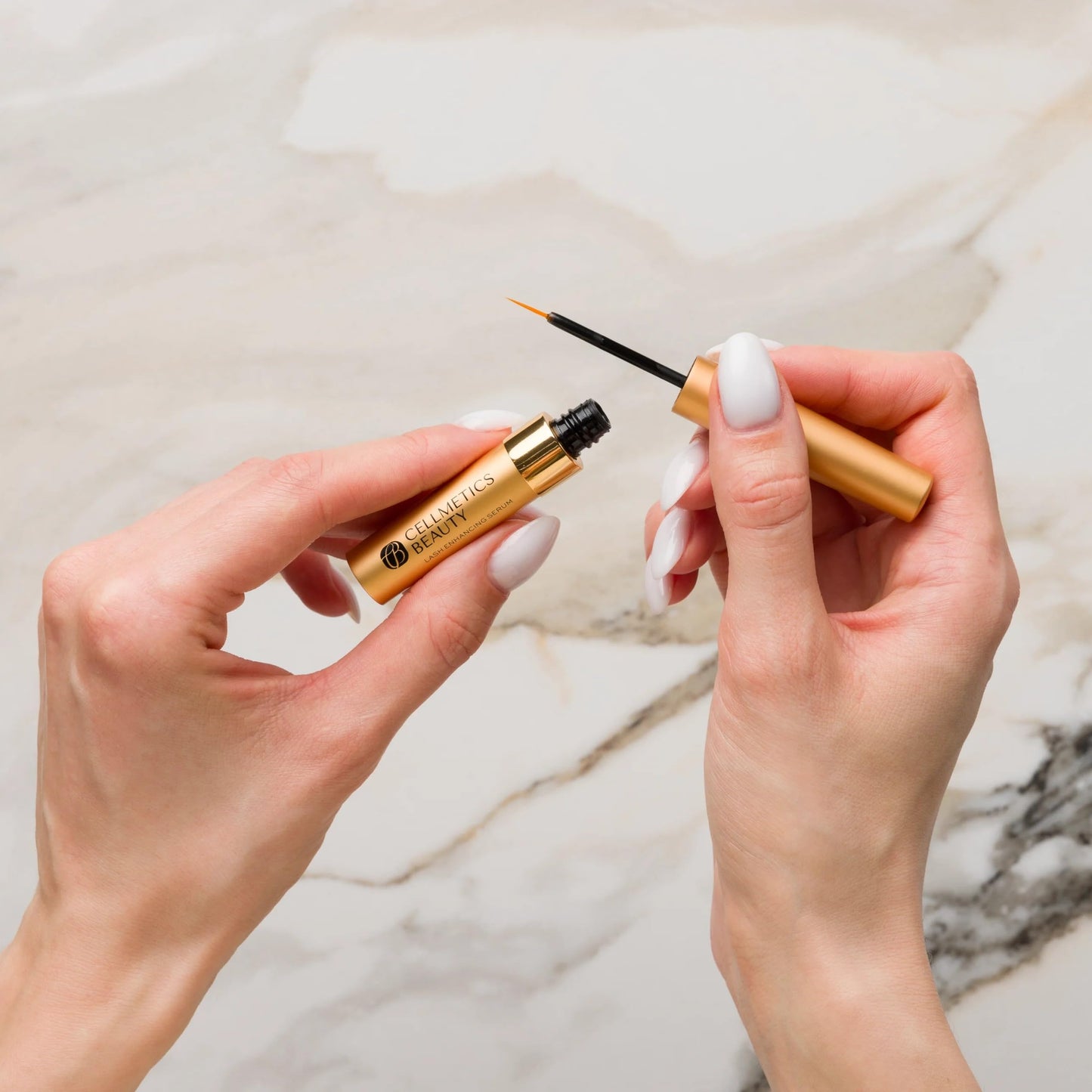 Cellmetics Beauty Peptide Lash Serum for Eyelash Growth - Eyelash Growth Serum with Advanced Formula to Support Longer Fuller and Thicker Looking Lashes - Vegan & Cruelty-Free for Sensitive Eyes