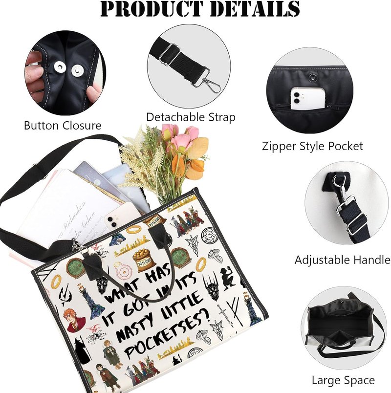 Fantasy Movie Makeup Bag - Unique Gift for Fantasy Lovers | Cosmetic Organizer with Fun Design