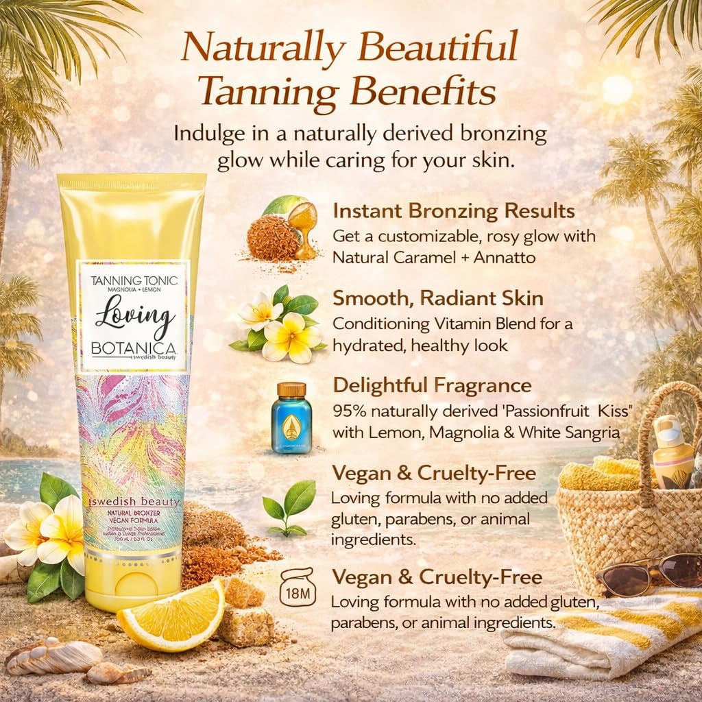 swedish beauty loving tanning tonic botanica tanning lotion