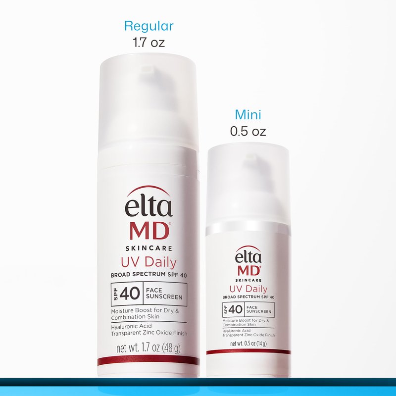 EltaMD UV Daily SPF 40 Face Sunscreen Moisturizer with Zinc Oxide, Daily Face Moisturizer with SPF, Sunscreen, 0.5 oz Pump