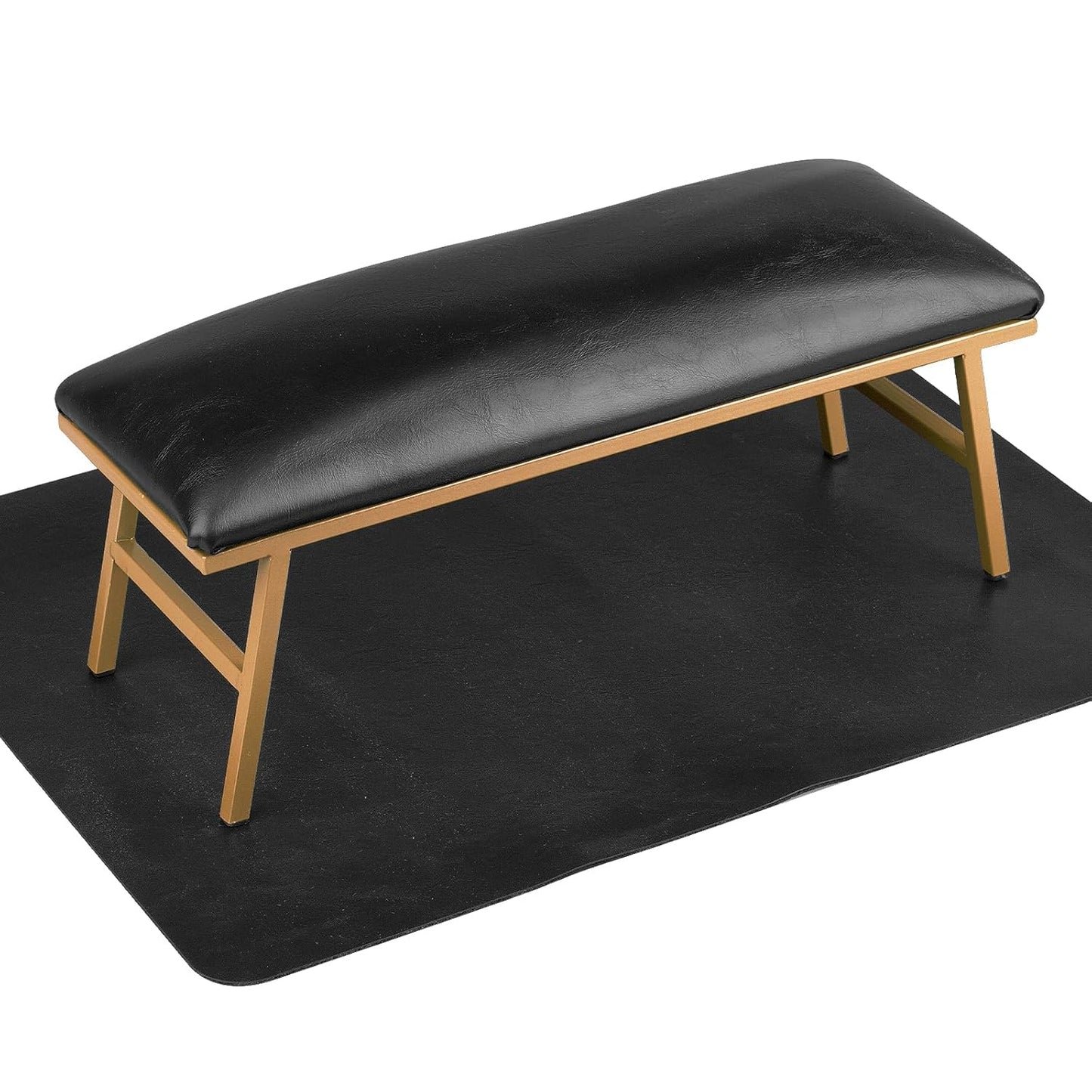 Nail Arm Rest - Microfiber Leather Manicure Hand Rest Stand | Black Nail Art Accessory