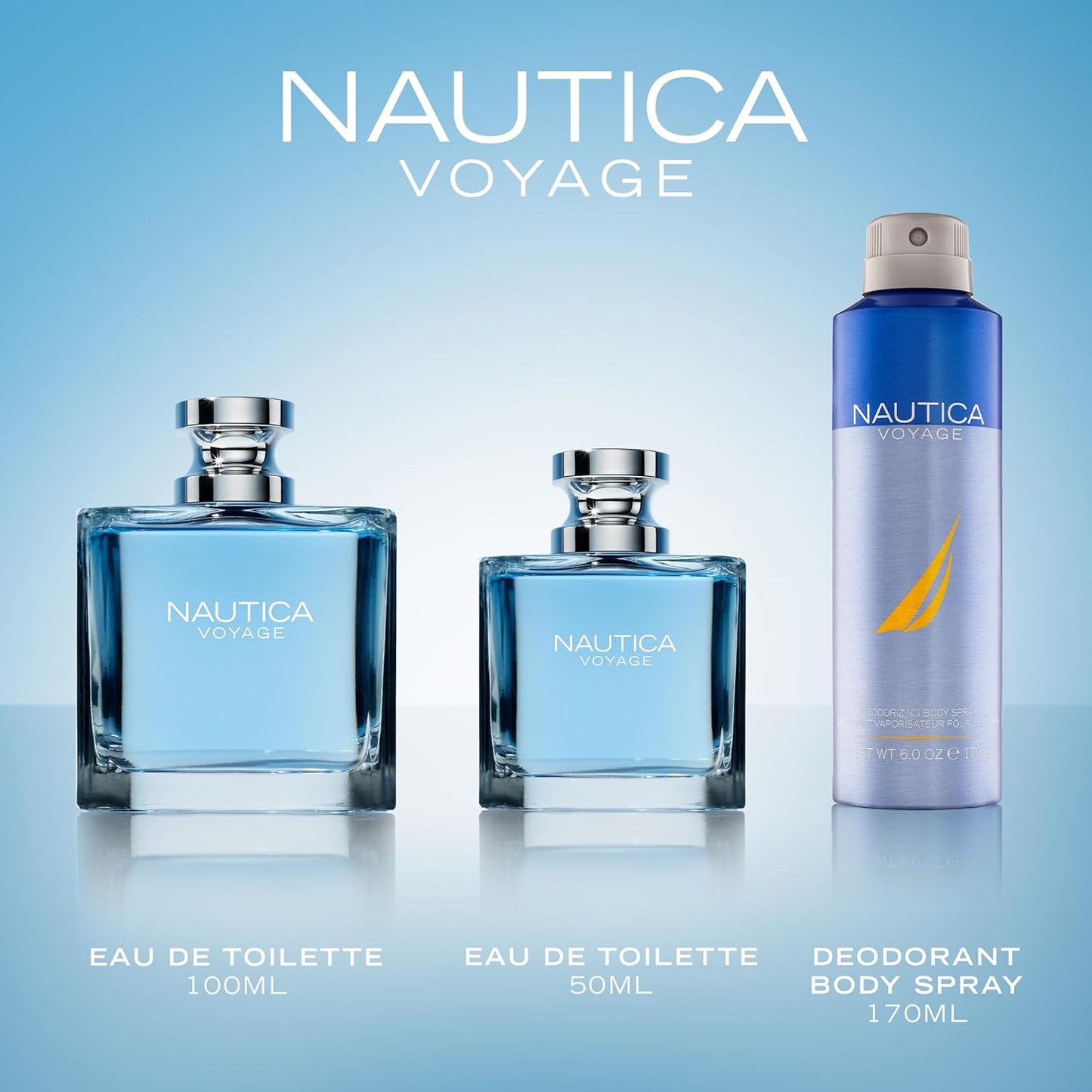 Nautica Voyage Cologne for Men - Fresh Fruity Scent with Aquatic Notes | 3.3 Fl Oz
