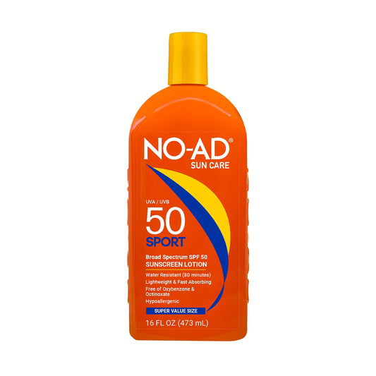 NO-AD Sport Sunscreen Lotion, SPF 50 16 oz