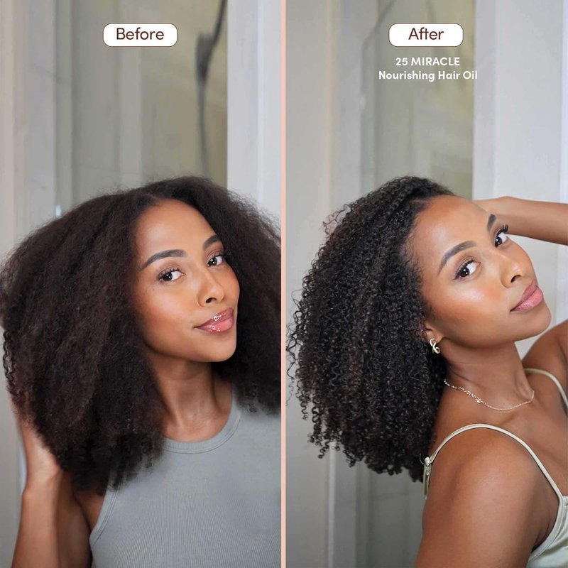 Mizani 25 Miracle Nourishing Hair Oil - Hydrating Coconut Oil for Curly Hair | Softens & Adds Shine
