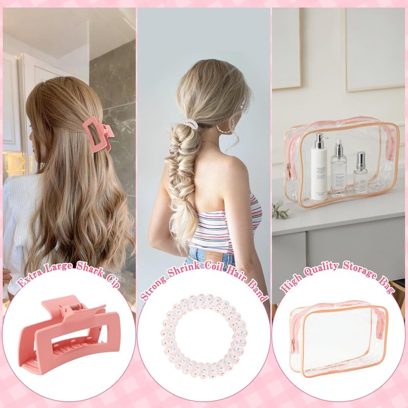 Spa Sleepover Party Supplies for Girls - 64 Pcs Set with Headbands, Eye Masks, Hair Scrunchies & More | Perfect for Slumber Parties