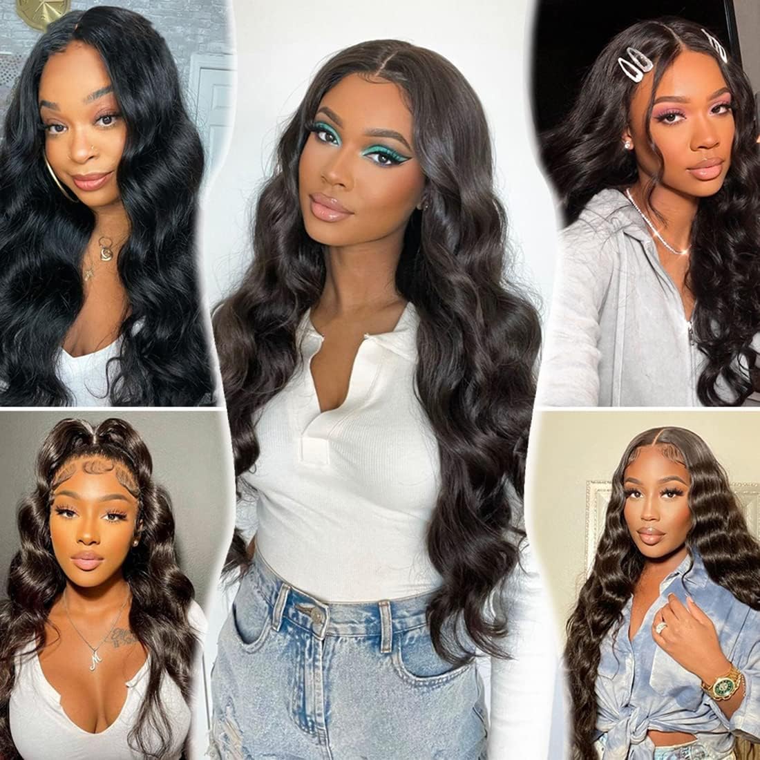 Chikamlty 12A Brazilian Human Hair Bundles Body Wave 20 inch Single Bundle Virgin Hair Bundle Body Wave Bundles Human Hair 100G Natural Black Hair Extensions