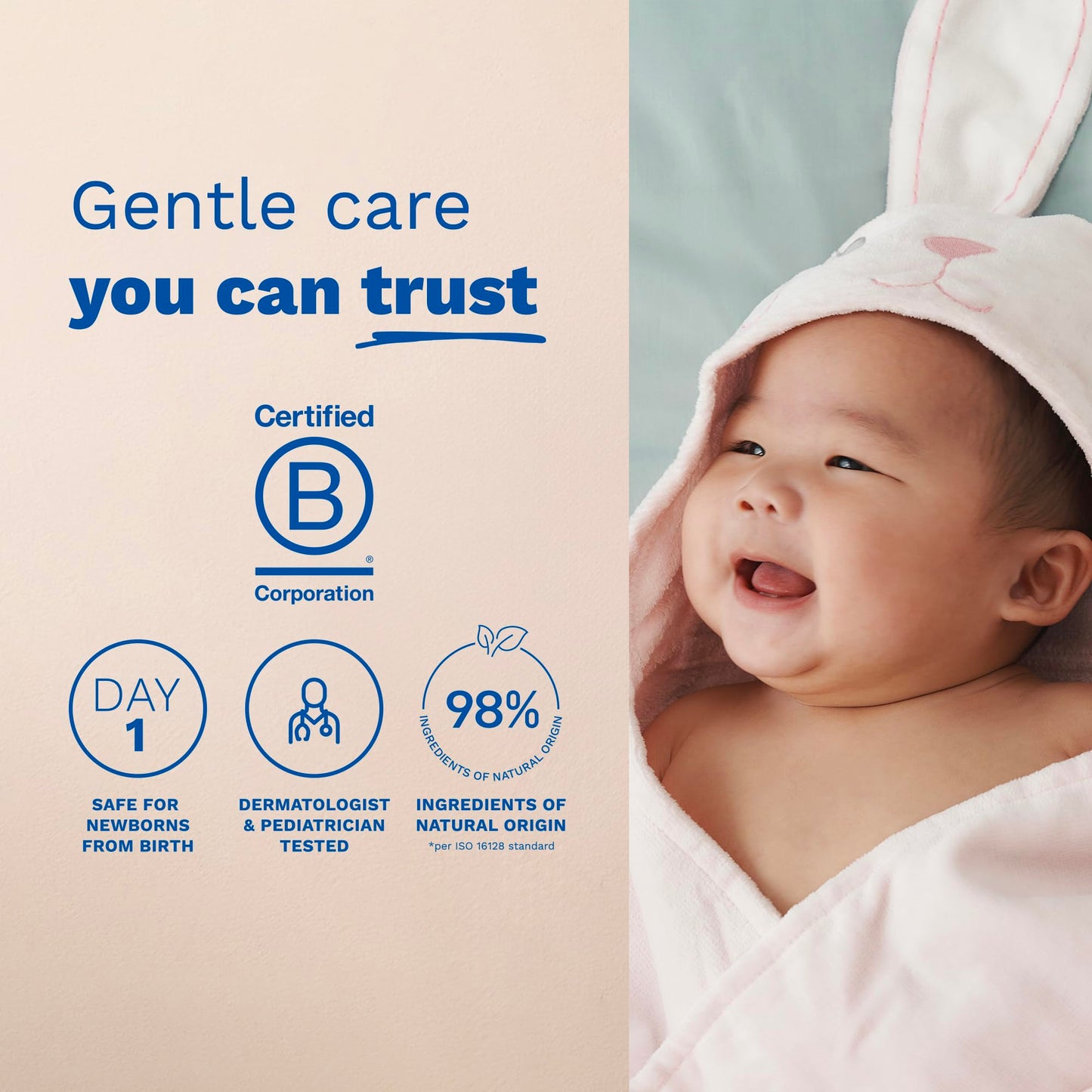 Mustela Baby Cleansing Water - No-Rinse Micellar Water - with Natural Avocado & Aloe Vera - for Baby's Face, Body & Diaper - Various Sizes - 10.14 fl. oz.