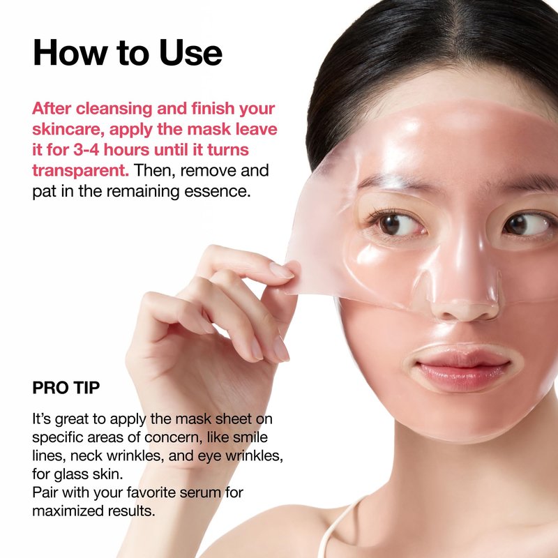 ANUA Peach 70 Niacin Brightening Collagen Mask, Overnight Face Mask for Glass Skin, Niacinamide, Elasticity, Even Skin Tone, Natural Color, Korean Skincare, 1.34 fl.oz/4ea