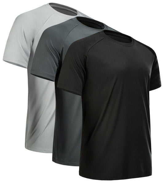 CE' CERDR Mens Workout Shirts Quick Dry Performance Short Sleeve Athletic Shirt