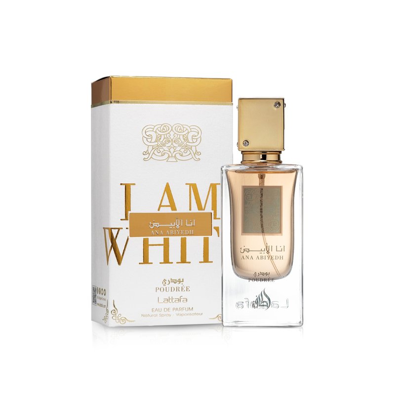Lattafa Perfumes Ana Abiyedh Poudree for Women Eau de Parfum Spray, 2.0 Ounce / 60 ml