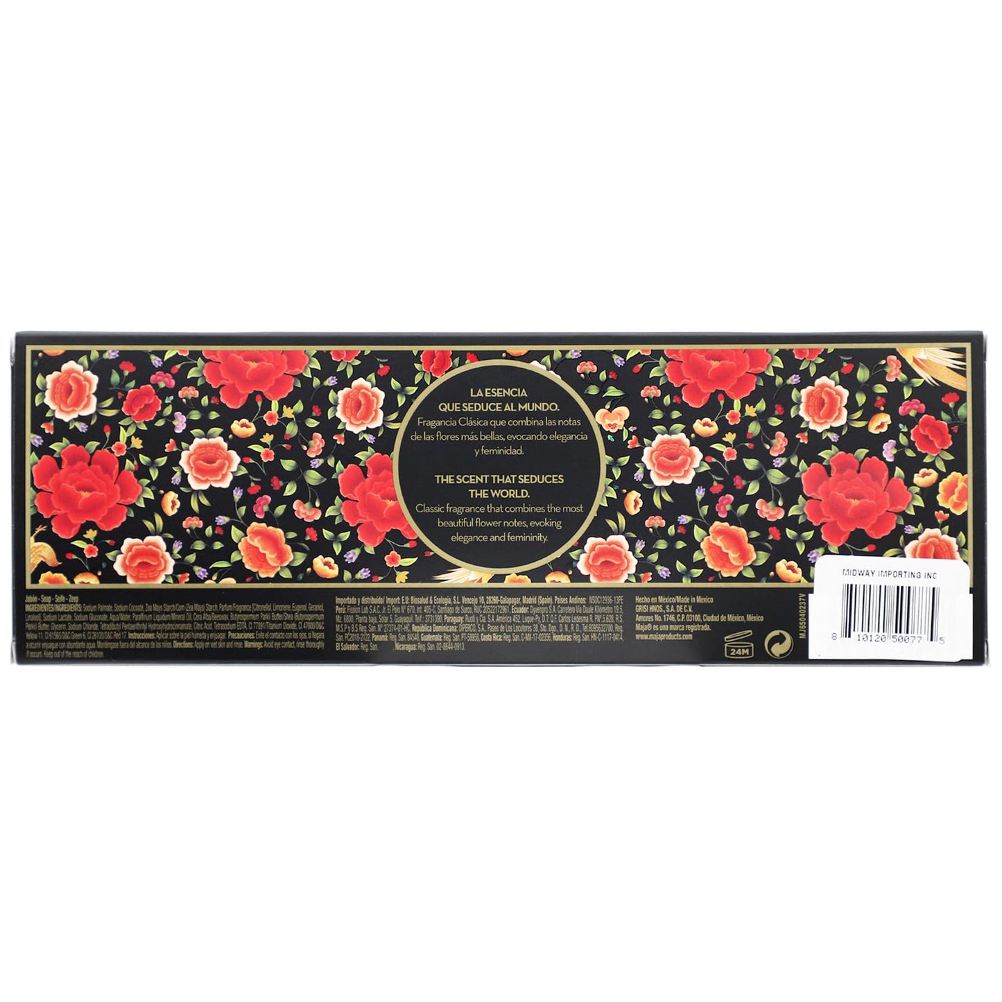 Maja soaps classic set of 3 Soaps140g/ 4.9 Oz Each. The Scent that seduces the world. (Pack of 2)