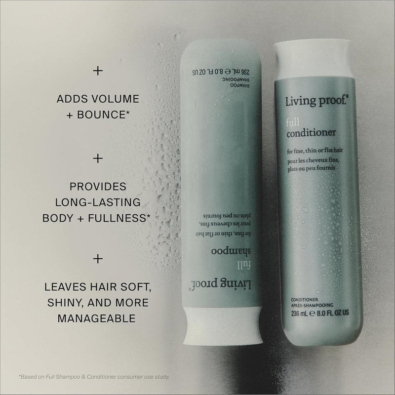 Living Proof Full Shampoo | Volumizing Formula for Bounce & Long-Lasting Fullness - Paraben & Silicone Free, Safe for Color-Treated Hair
