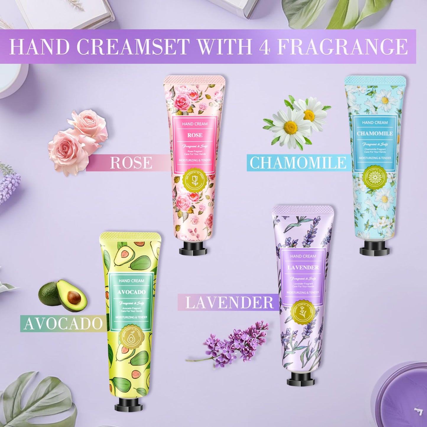 Gift Baskets for Women: Unique Candles & Hand Cream Lotion Gifts Set, Gifts for Mom, Teacher Appreciation Gifts, Relaxing Spa Holiday Gift Set, Birthday Gift for Wife Coworkers Friends, Nurse Gifts
