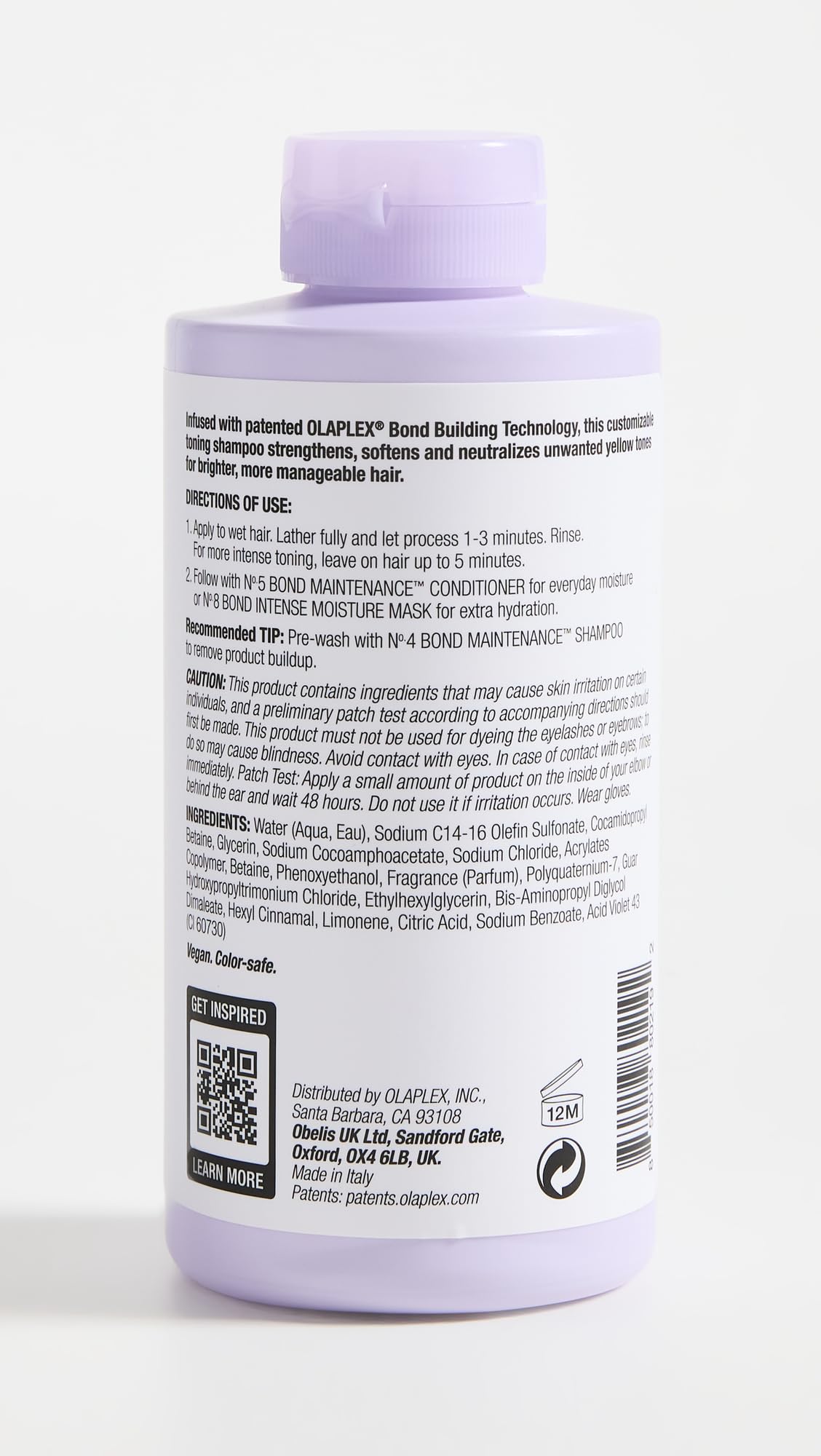 Olaplex Women's No.4P Blonde Enhancer Toning Shampoo 8.5