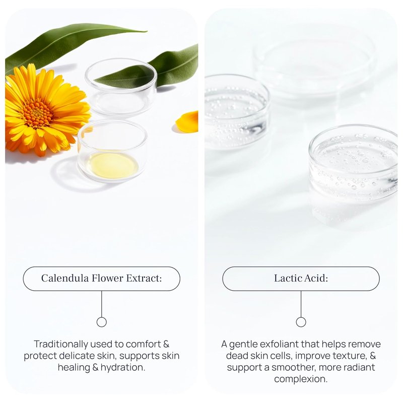 Cleansing Foam - Gentle Facial Cleanser for Sensitive Skin | With Calendula & Chamomile - 5.07 Fl Oz