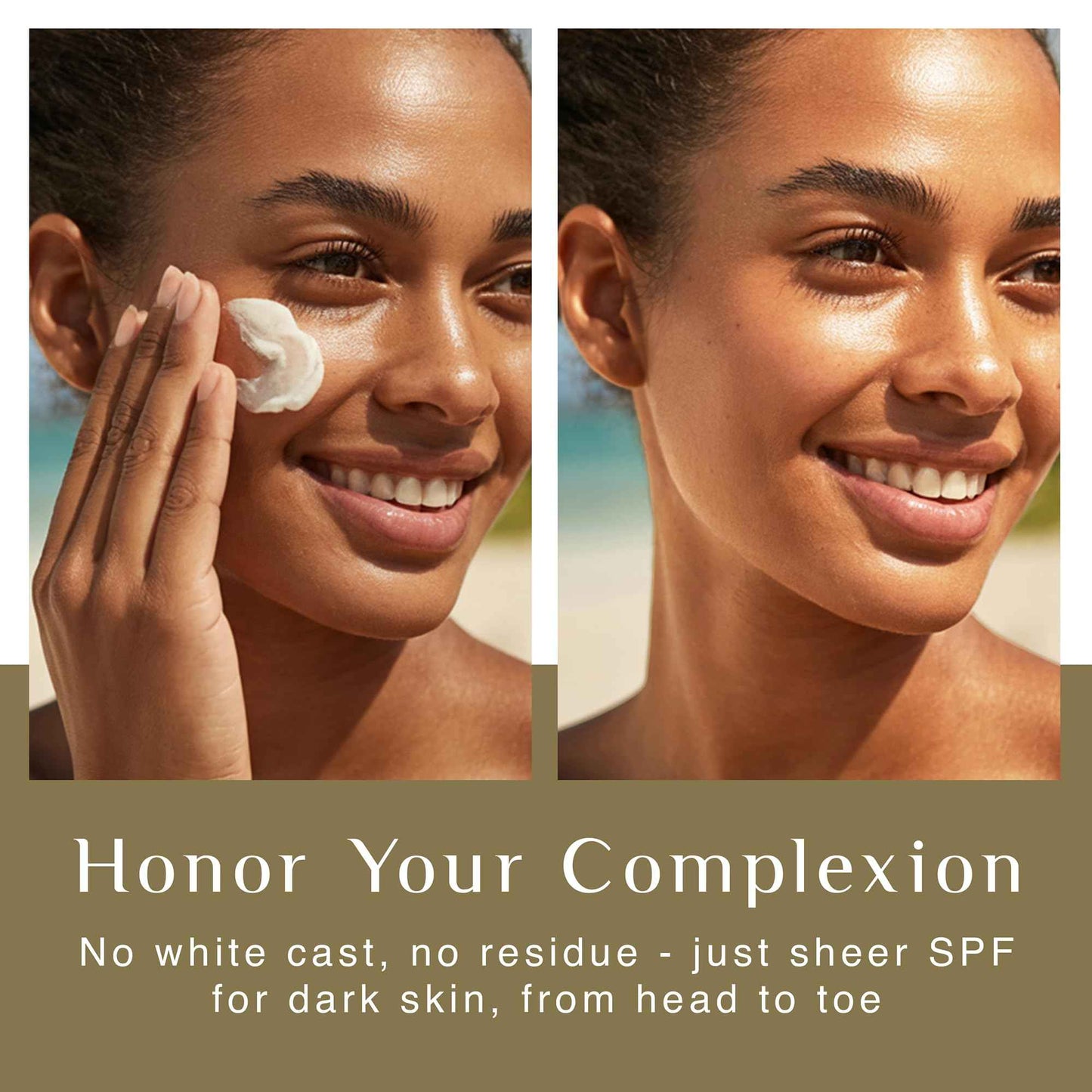 Black Girl Sunscreen - Make it Glow Face & Body Moisturizing Sunscreen Spray SPF 30, No White-Residue for Melanin Rich Skin (SPF-30-5oz-Spray)