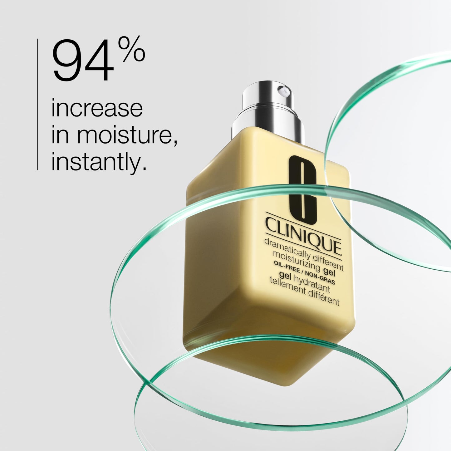 Clinique Dramatically Different Moisturizing Gel | Oil-Free Face Moisturizer For Combination Oily to Oily Skin Types | Step 1 in 3-Step Skin Care Routine, 1.7 Fl Oz