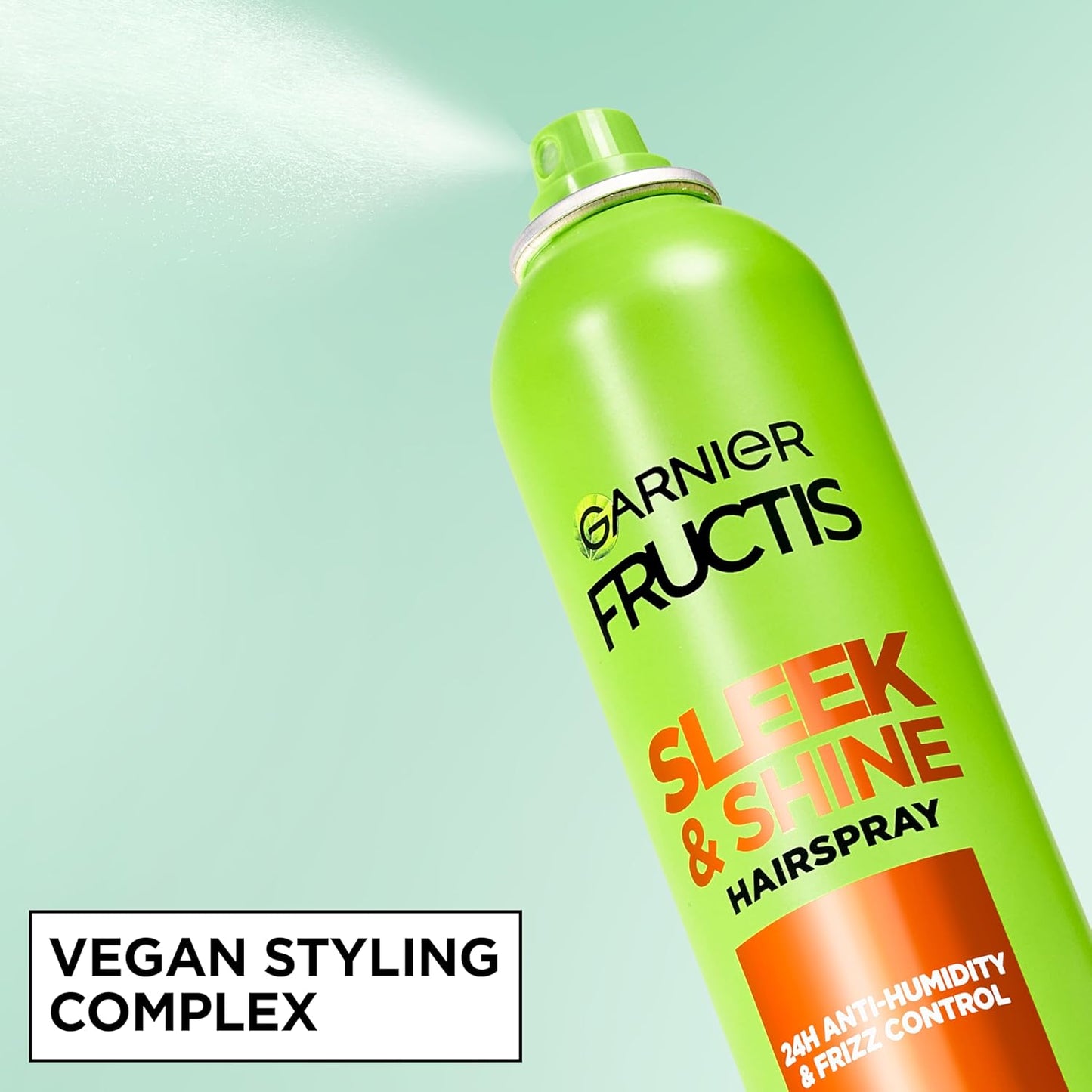 Garnier Fructis Sleek & Shine Anti-Humidity Hairspray - Ultra Strong Hold, Frizz Protection, 8.25 Oz