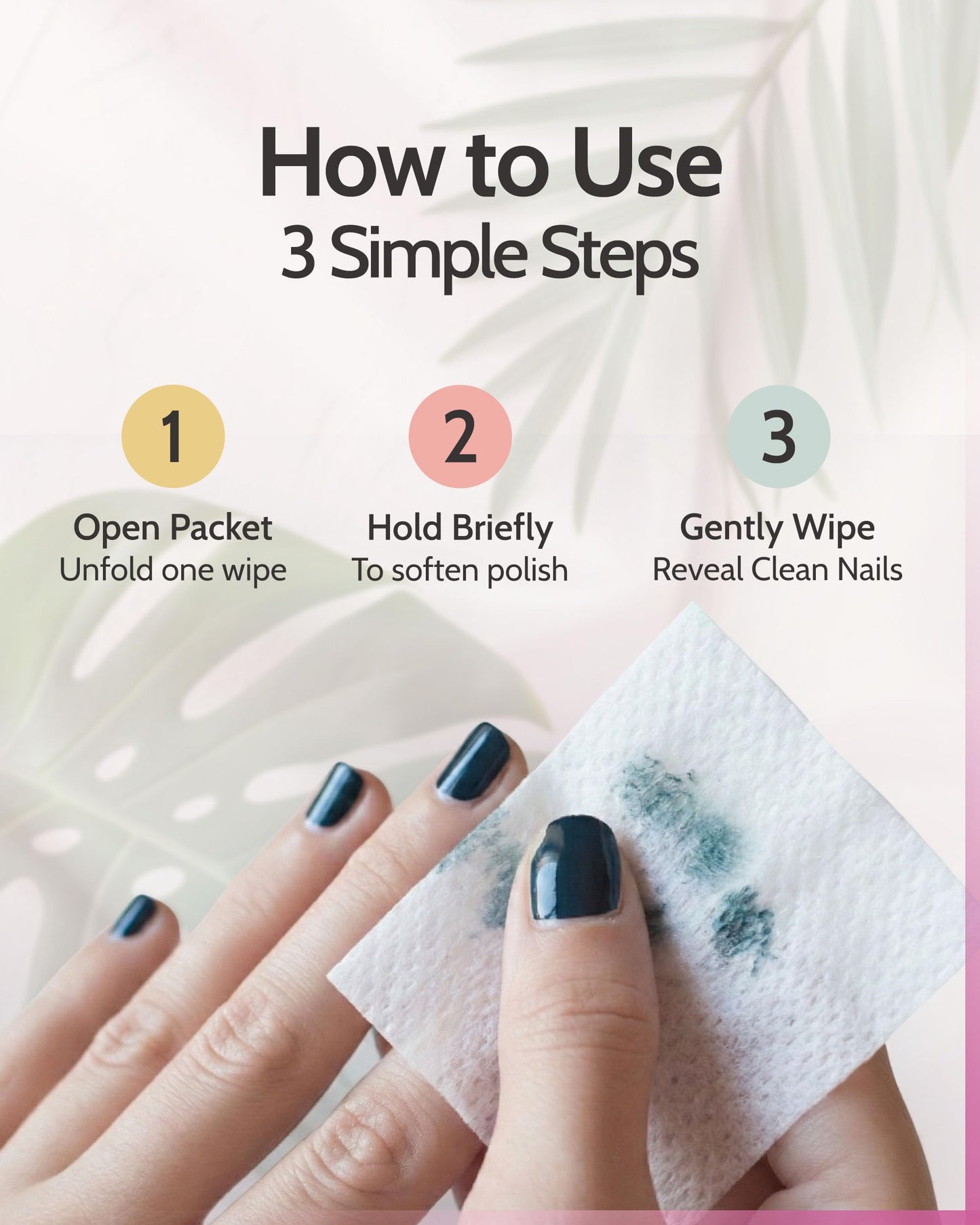 Nail Polish Remover Wipes with Soybean & Lavender Oil - 10 pcs Non-Toxic Nail Polish Remover Wipes - Soy Based Individually Wrapped Pads for Home & Professional Use by Karma Organic