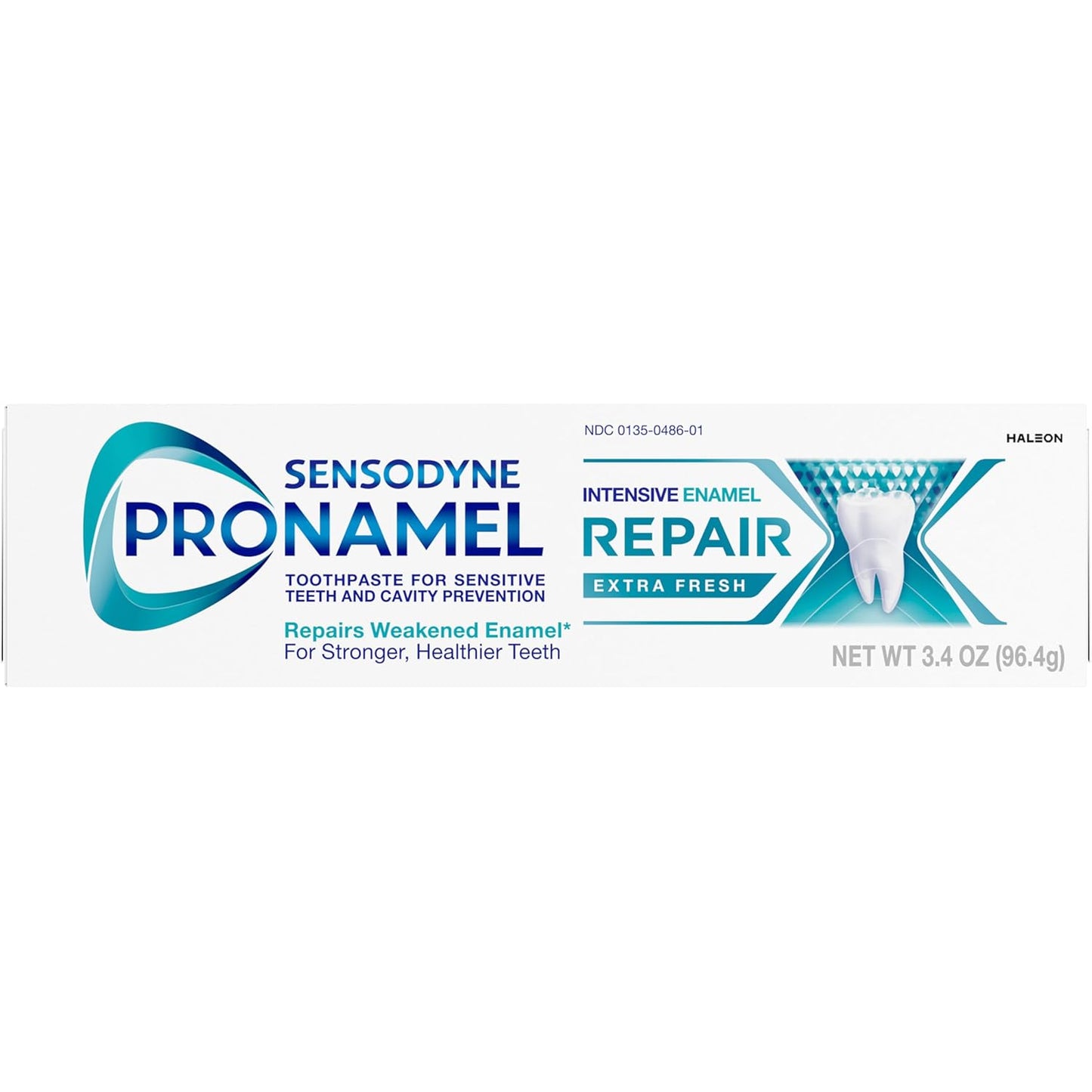 Sensodyne Pronamel Toothpaste for Sensitive Teeth - Enamel Repair & Strengthening | Extra Fresh - 3.4 oz (Pack of 4)