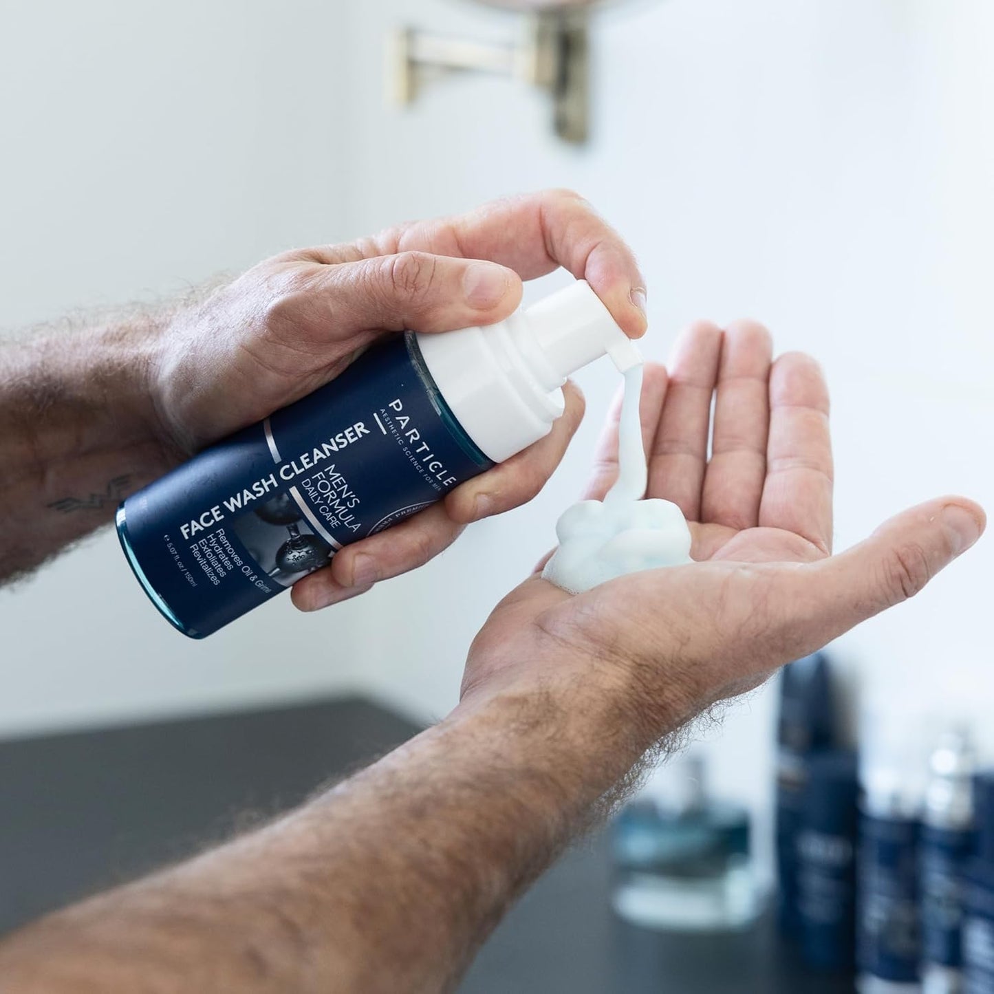Men's Anti-Aging Face Wash - Daily Moisturizing Cleanser | Hydrates & Revitalizes All Skin Types (5.07 Oz)