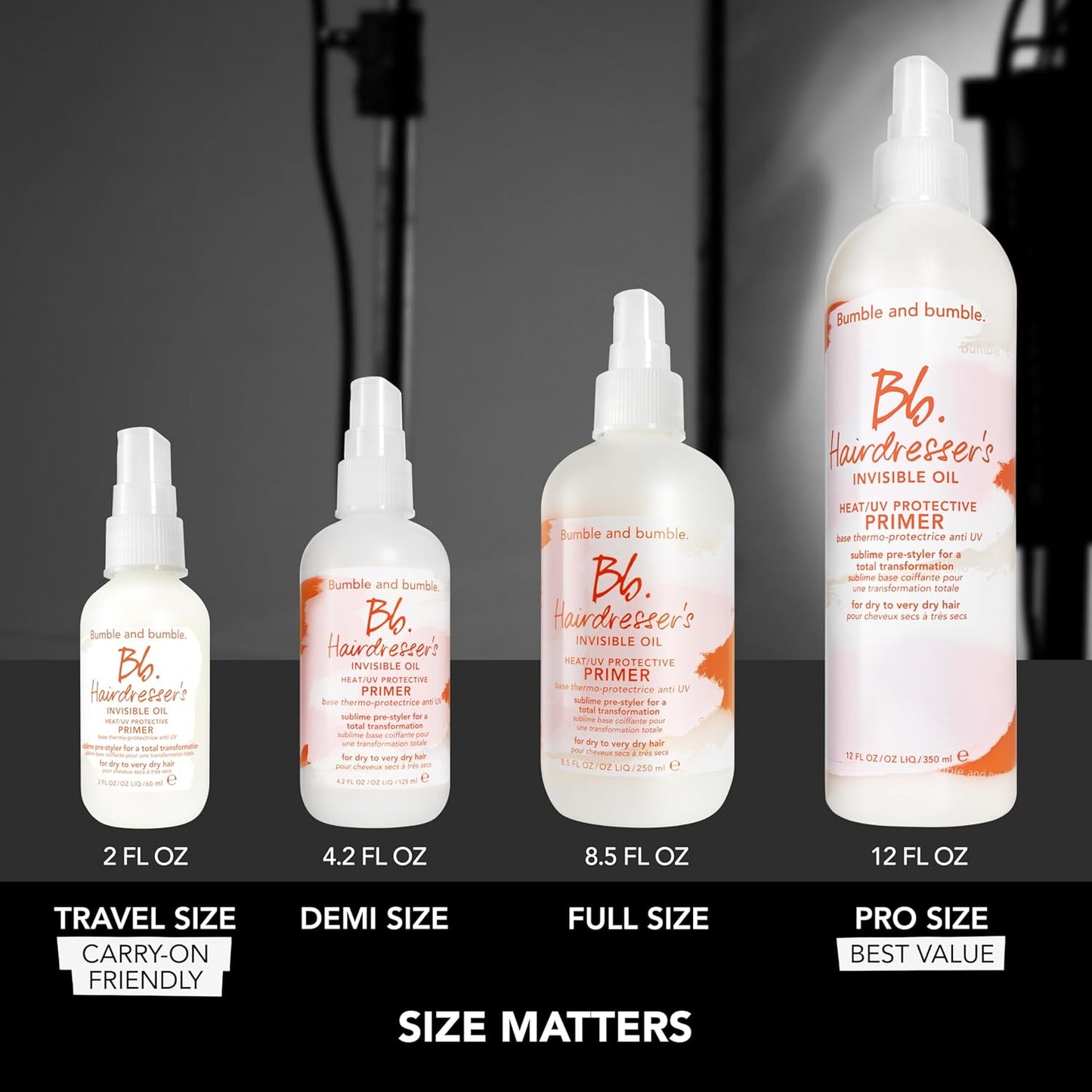 Bumble and bumble. Hairdresser's Invisible Oil Leave-In Conditioner - UV Protection, Hydrating & Anti-Frizz | All Hair Types | Argan & Coconut Oil