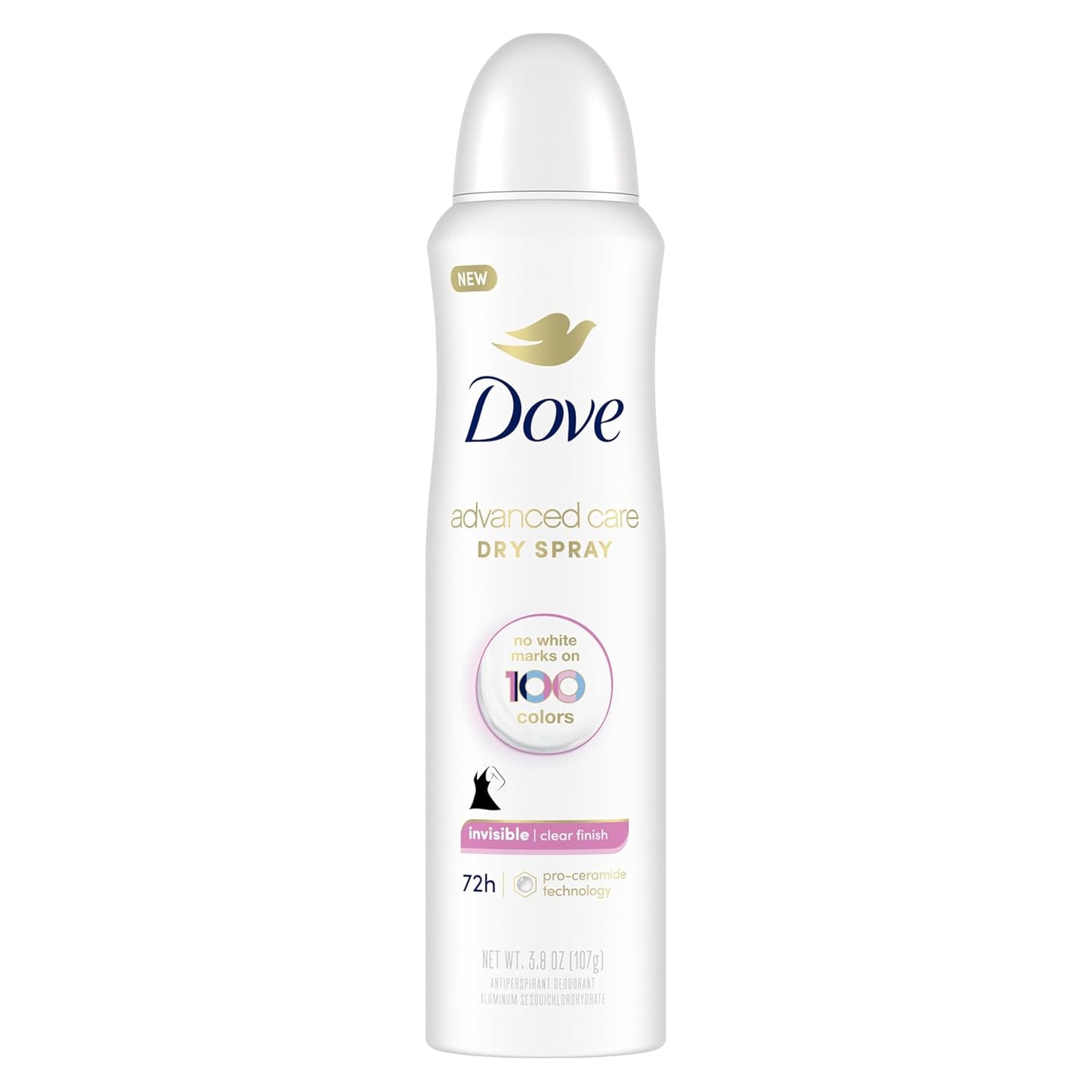 Dove Sensitive Skin Body Wash - Gentle Cleansing Formula | 30.6 Fl Oz (Pack of 3) & Advanced Care Antiperspirant Spray with Pro-Ceramide Technology