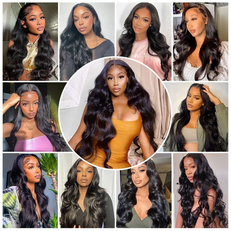 5x5 Transparent HD Lace Closure Only Body Wave Hair Closure Invisible Lace 12A Brazilian Virgin Remy Human Hair Closure 100% Human HairFree Part Pre Plucked Natural Black 16 Inch