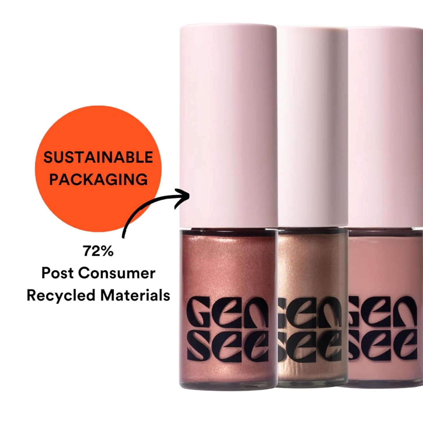 GEN SEE Matte Liquid Eyeshadow - High Pigment Multi-Use Makeup in Orchid | Long-Lasting, Vegan Formula