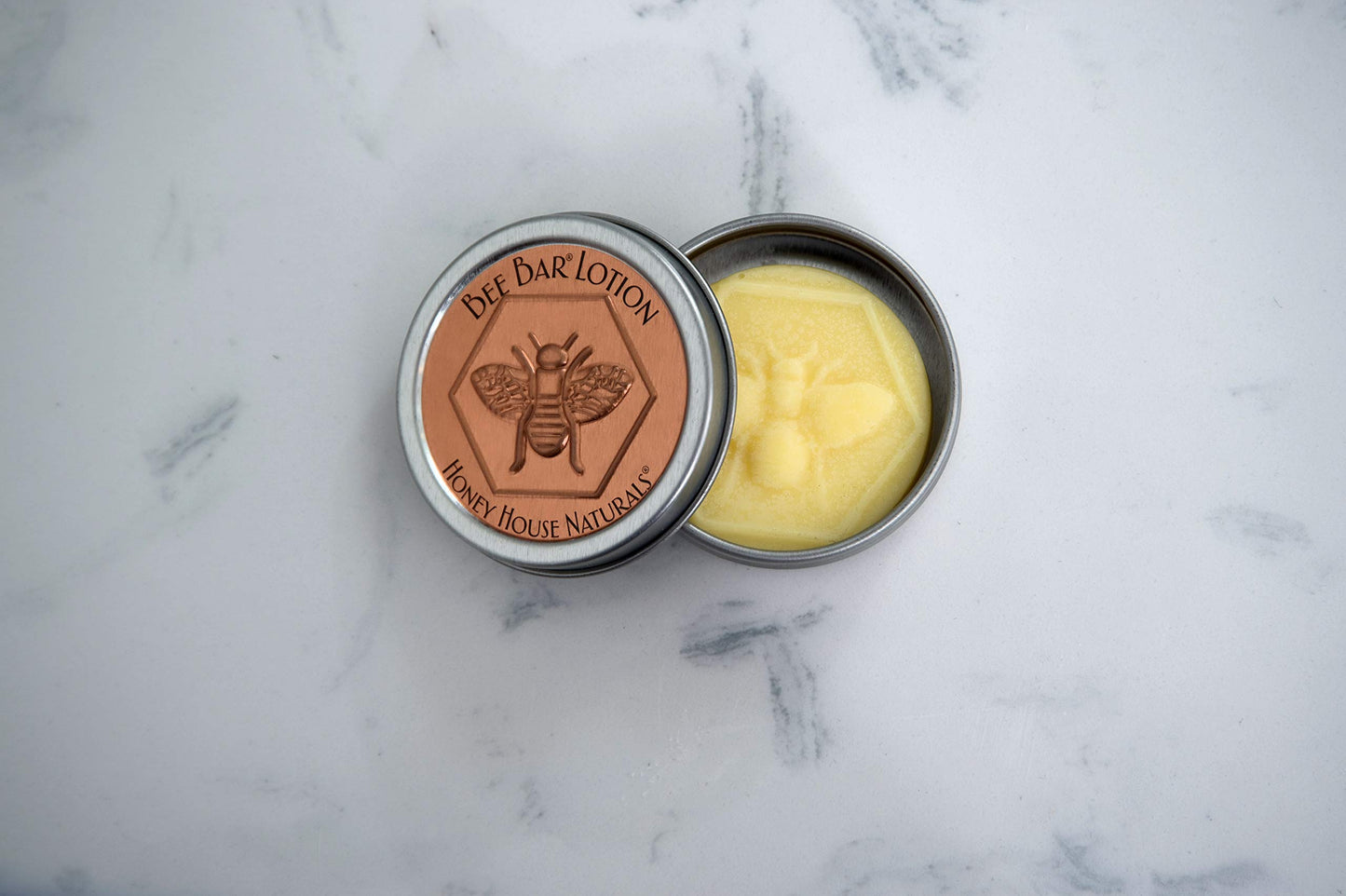 Honey House Naturals Bee Bar Gift Set – Small Bee Bar .6 ounces – All-Natural Ultra Moisturizing Lotion Bar Infused with Essential Oils and Butters – 5 Piece Set