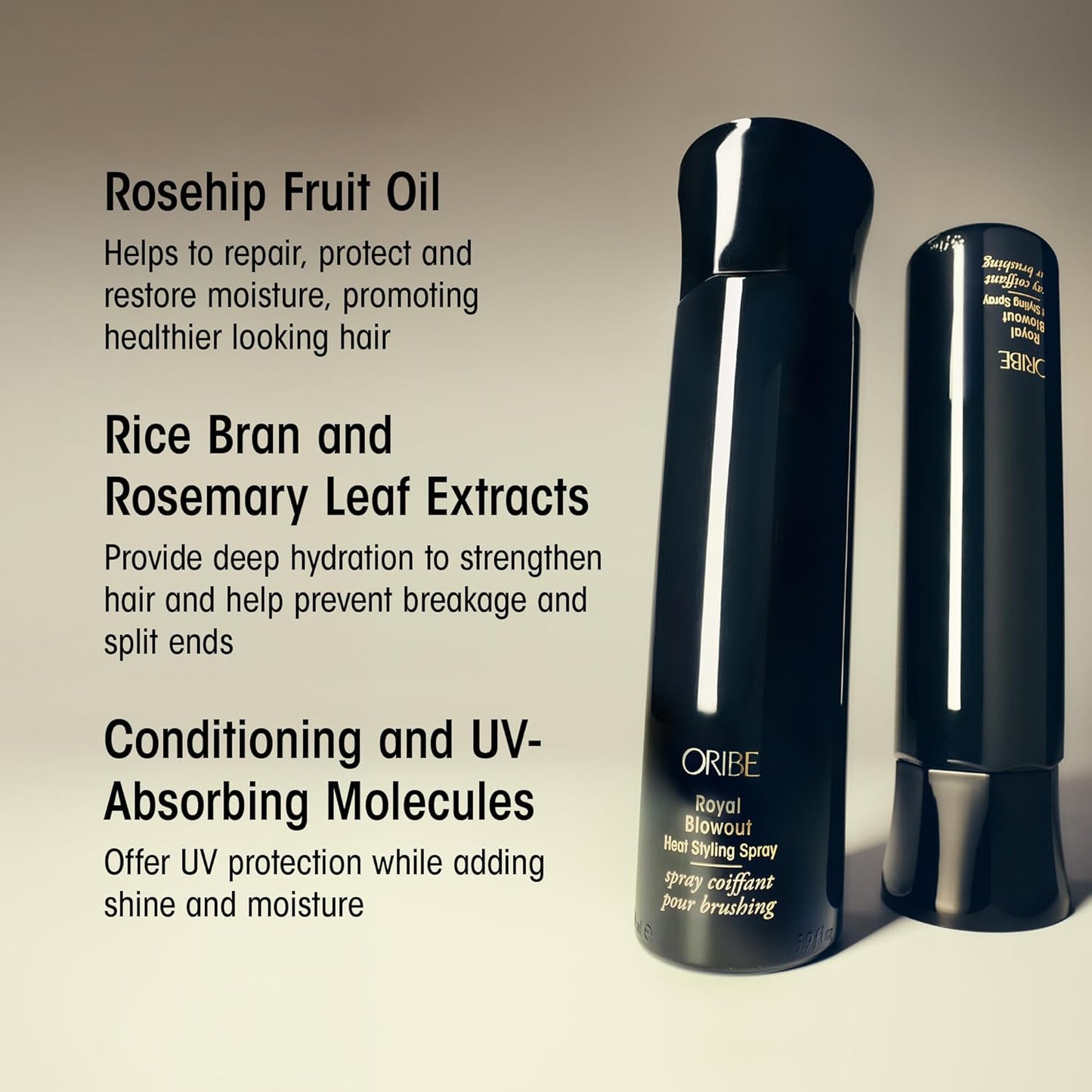 Oribe Royal Blowout Heat Styling Spray - Lightweight Formula for Smooth, Frizz-Free Hair