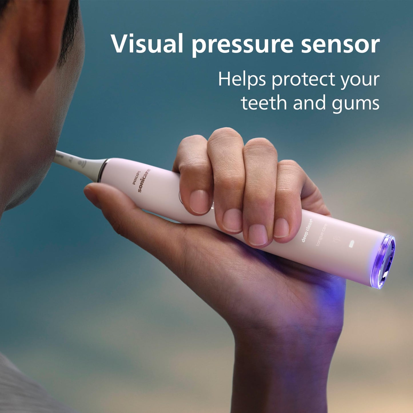 Philips Sonicare DiamondClean Smart 9500 Electric Toothbrush - Sonic Toothbrush with App, Pressure Sensor, 15 Brushing Settings, Replacement Reminder, USB Charging Travel Case, Pink, Model HX9923/21