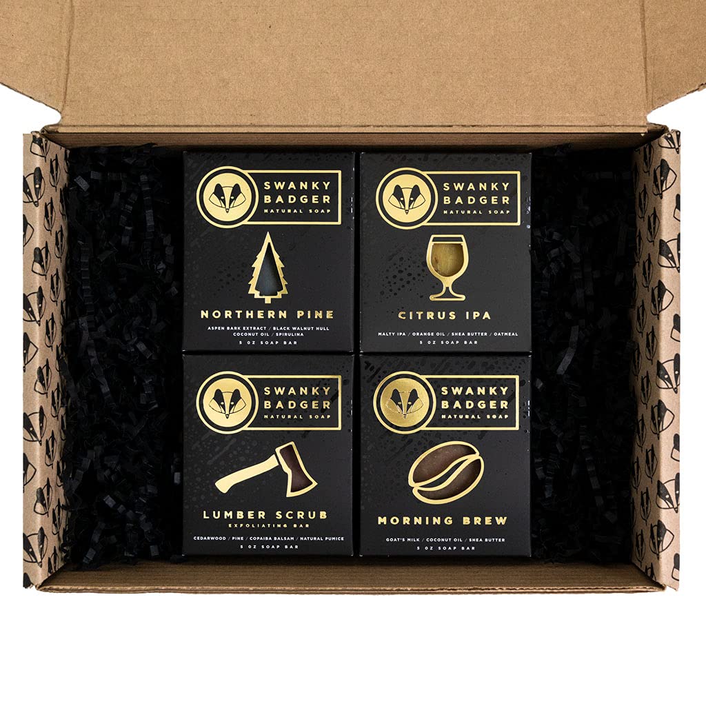 Natural Soap Gift Set - 4 Luxurious Bars of Handmade Soap | Perfect for Gifting