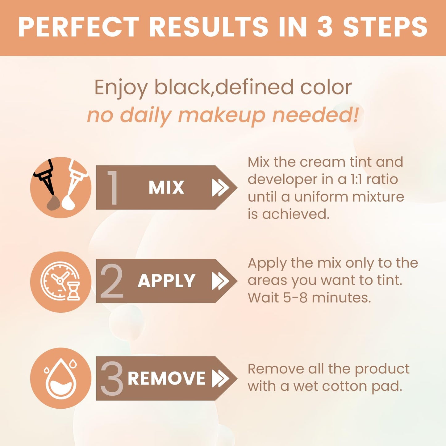 Lomansa Lash Color Kit Black Instant Eyelash Color Kit, 8-Minute DIY Color with Keratin, Natural-Looking Fuller Lashes, Lasts Up to 4 Weeks