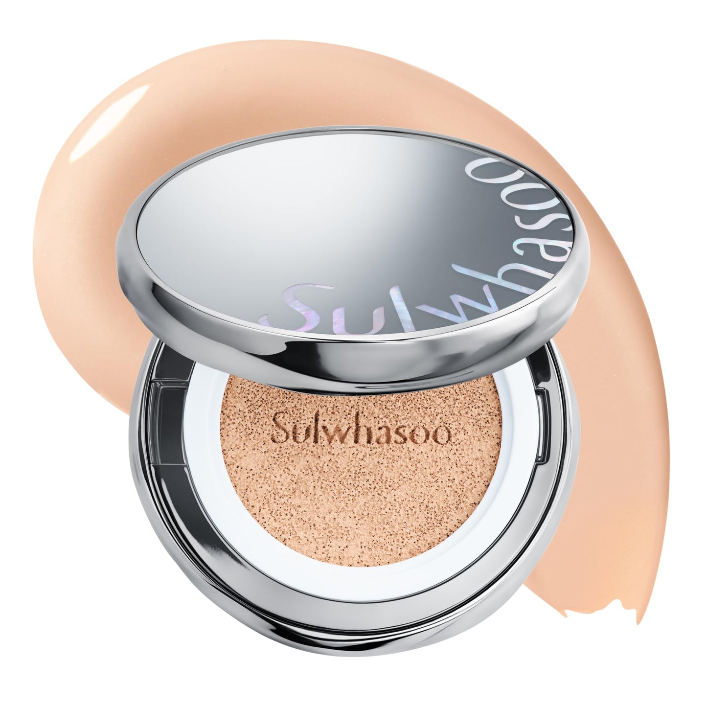 Sulwhasoo Perfecting Cushion SPF 46 | Evens Skin Tone & Blurs Imperfections | Enhance Natural Radiance | Semi-Matte Finish | Korean Herb Extract | Korean Makeup, 21 Beige